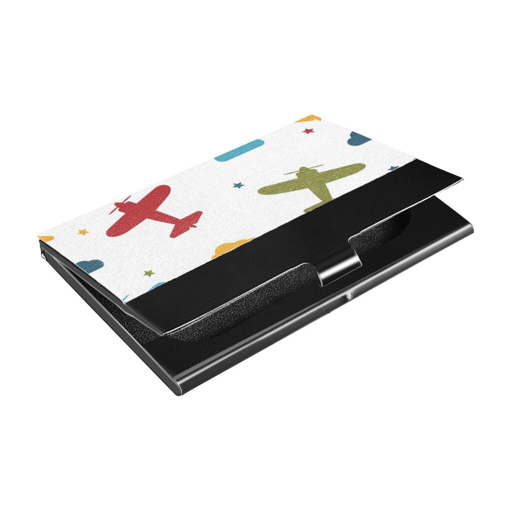 Cute business card holder plane