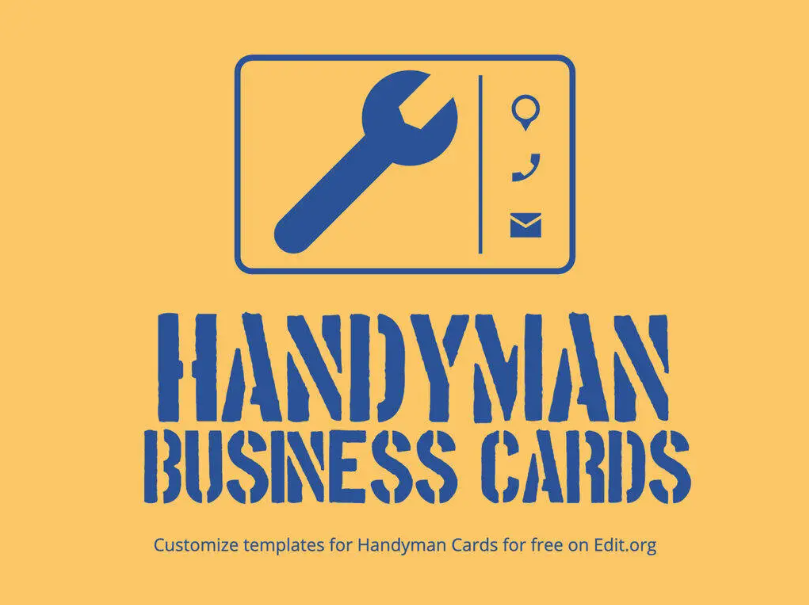 Handyman business card ideas​