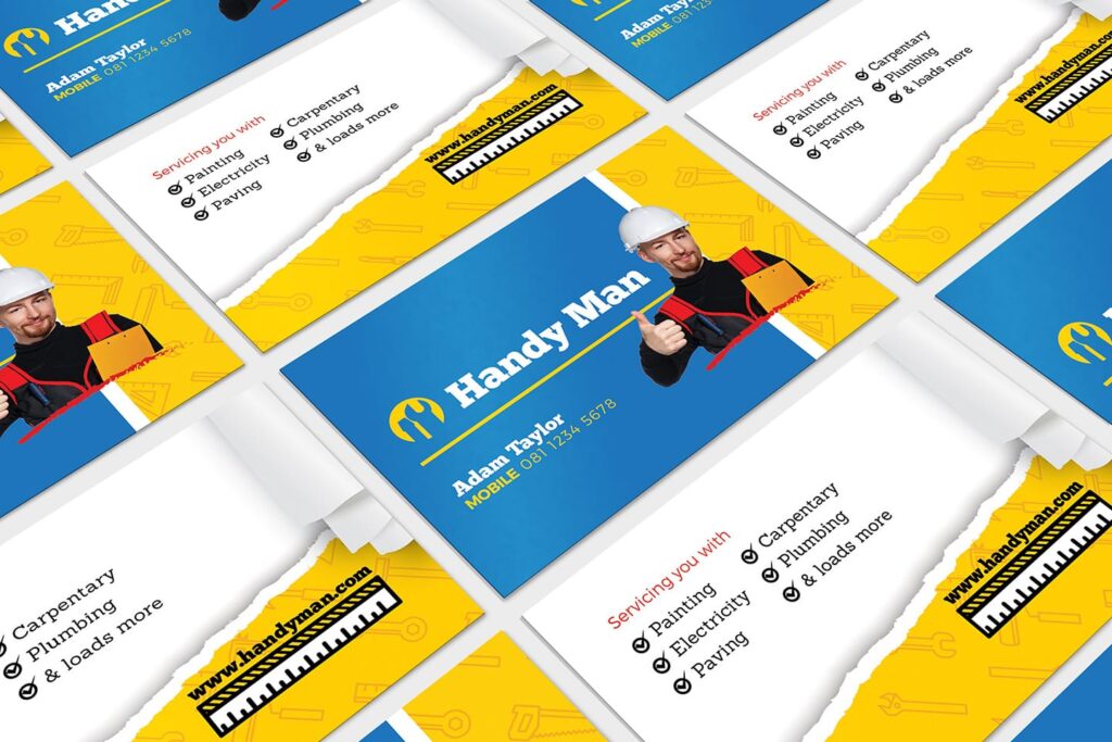 Handyman business card ideas​