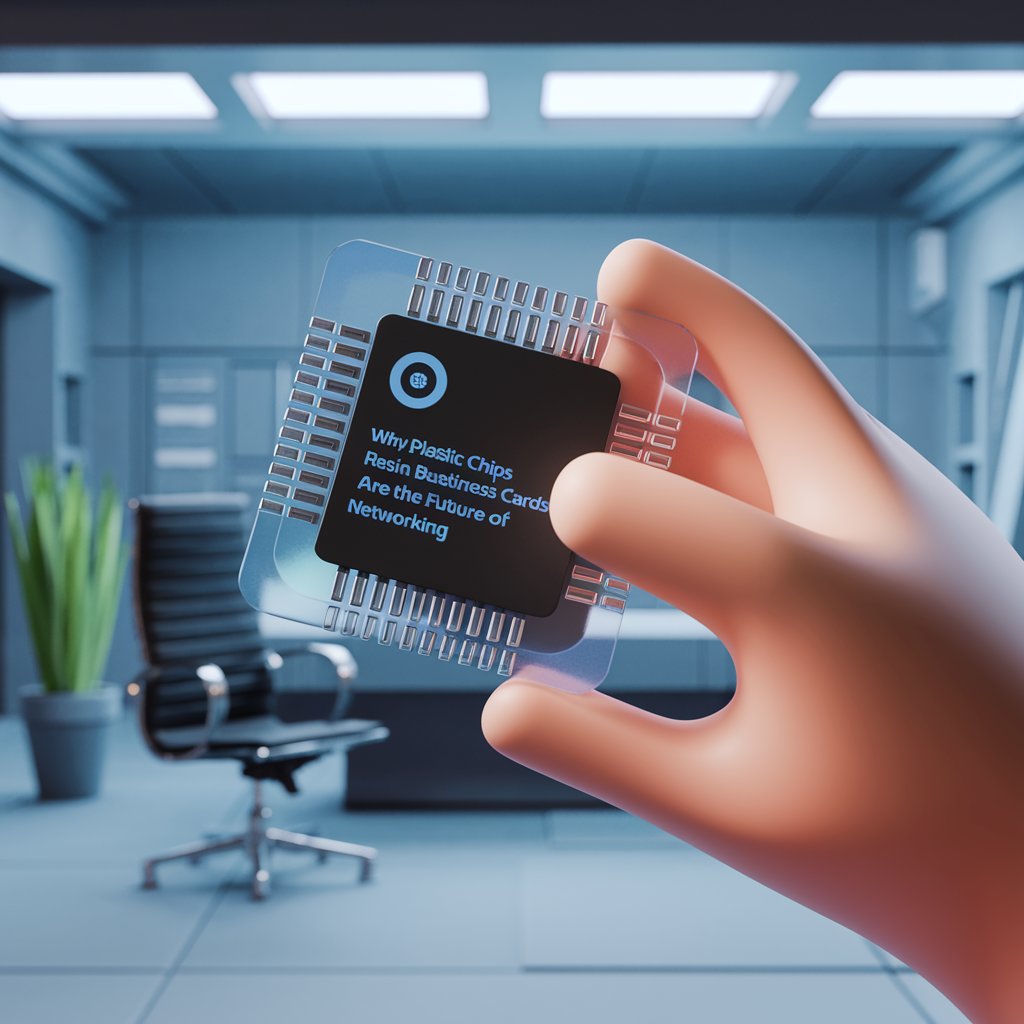 Plastic chips resin business card​