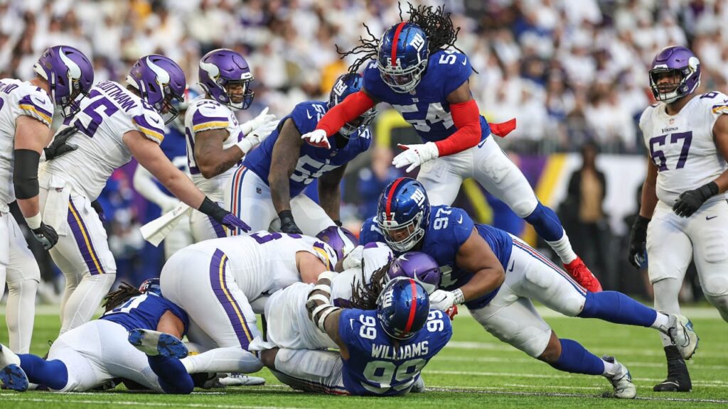 New york giants vs minnesota vikings match player stats​
