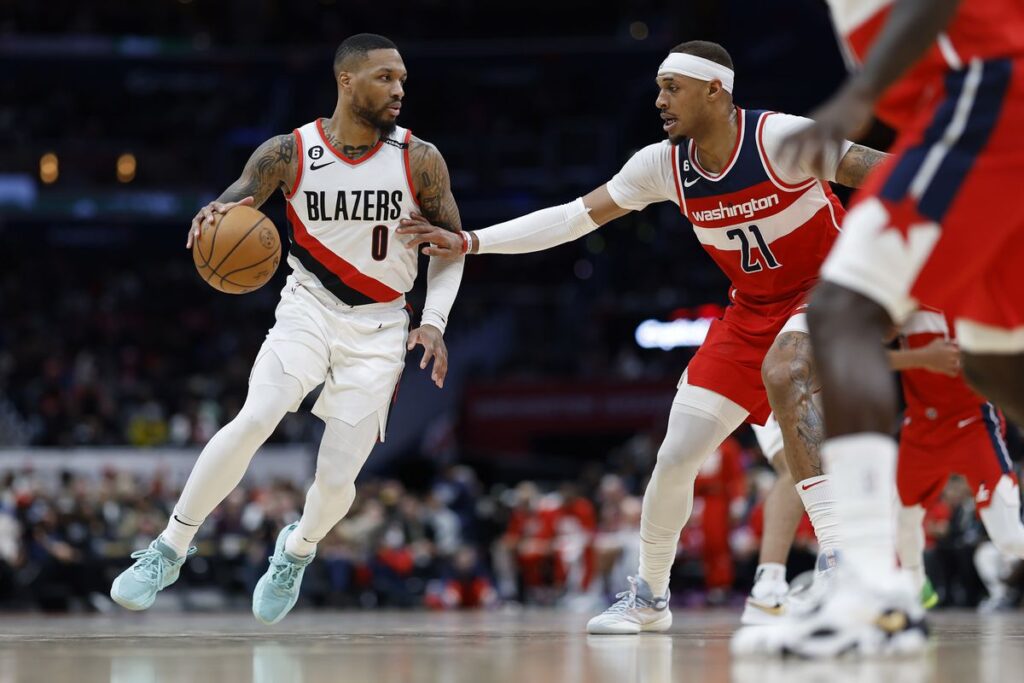 Washington wizards vs portland trail blazers match player stats​
