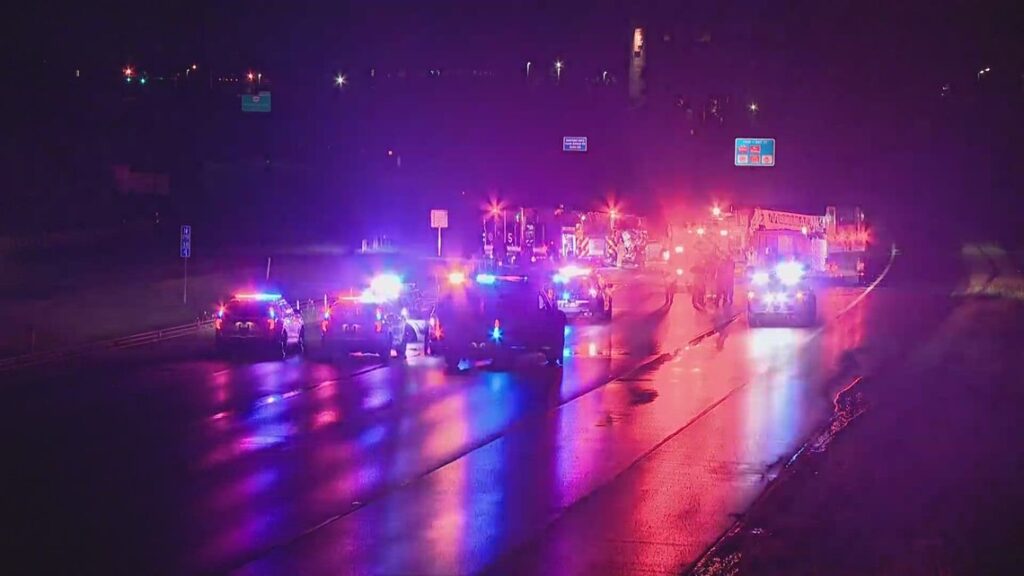 Creash on 270 jersey barrier friday