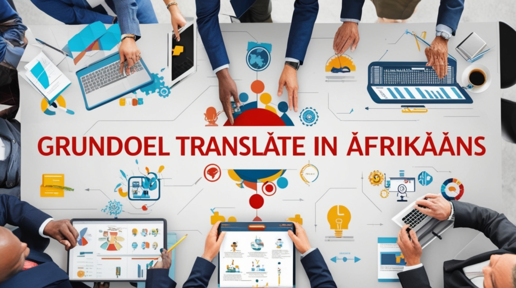 Grundoel translate in afrikaans